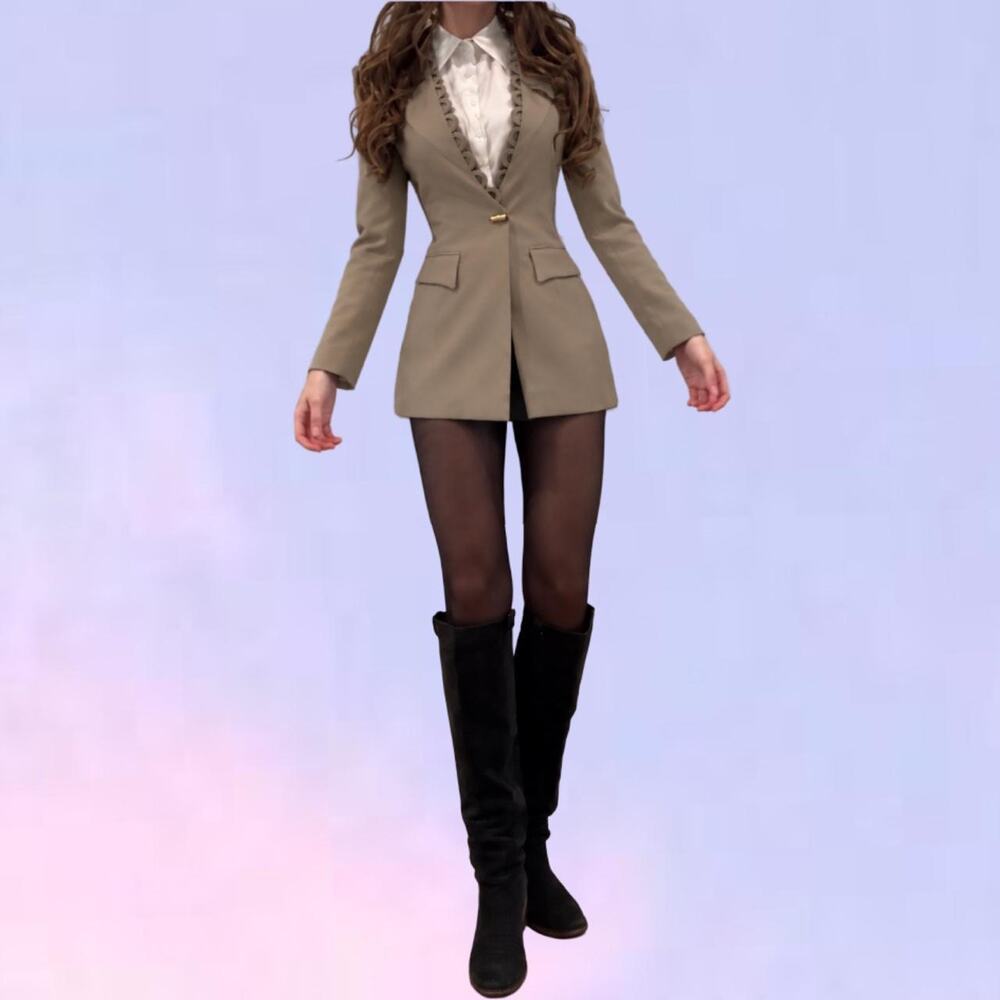 Vintage 90s y2k blazer made in france